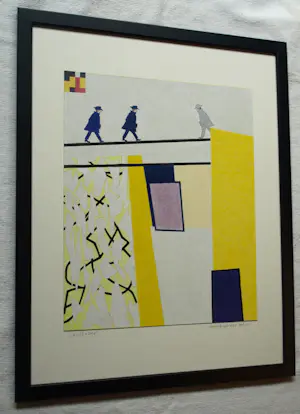 Doorlie Gerdes - Ingelijste potloodtekening , Crossover – 2020 - Lijst, 53 x 43 cm. kopen? Bied vanaf 100!