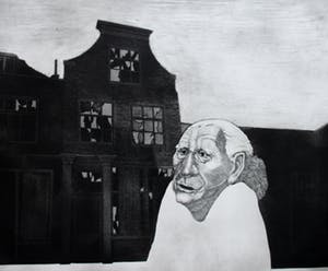 Leonard Maas - ets: portret - 1975 kopen? Bied vanaf 35!