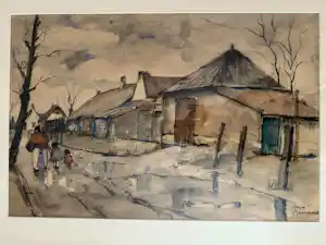 Jan den Hengst - Gezicht op ‘s Graveland verkauft für € 50!