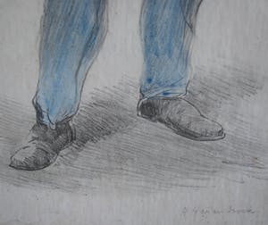 Herman Heijenbrock - Mijnwerker: handgesigneerd/gekleurd &Toorop's ijzergieter kopen? Bied vanaf 65!