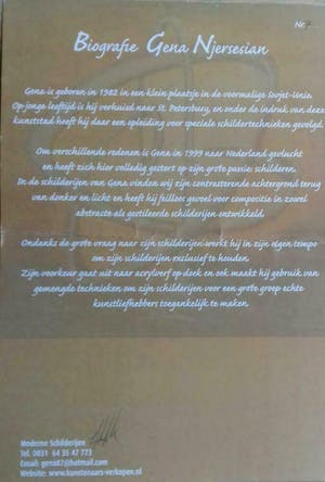 Gena - zeer fraai abstract werk kopen? Bied vanaf 125!
