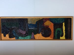 Niet of onleesbaar gesigneerd - Landschap - olieverf op paneel, ingelijst kopen? Bied vanaf 10!