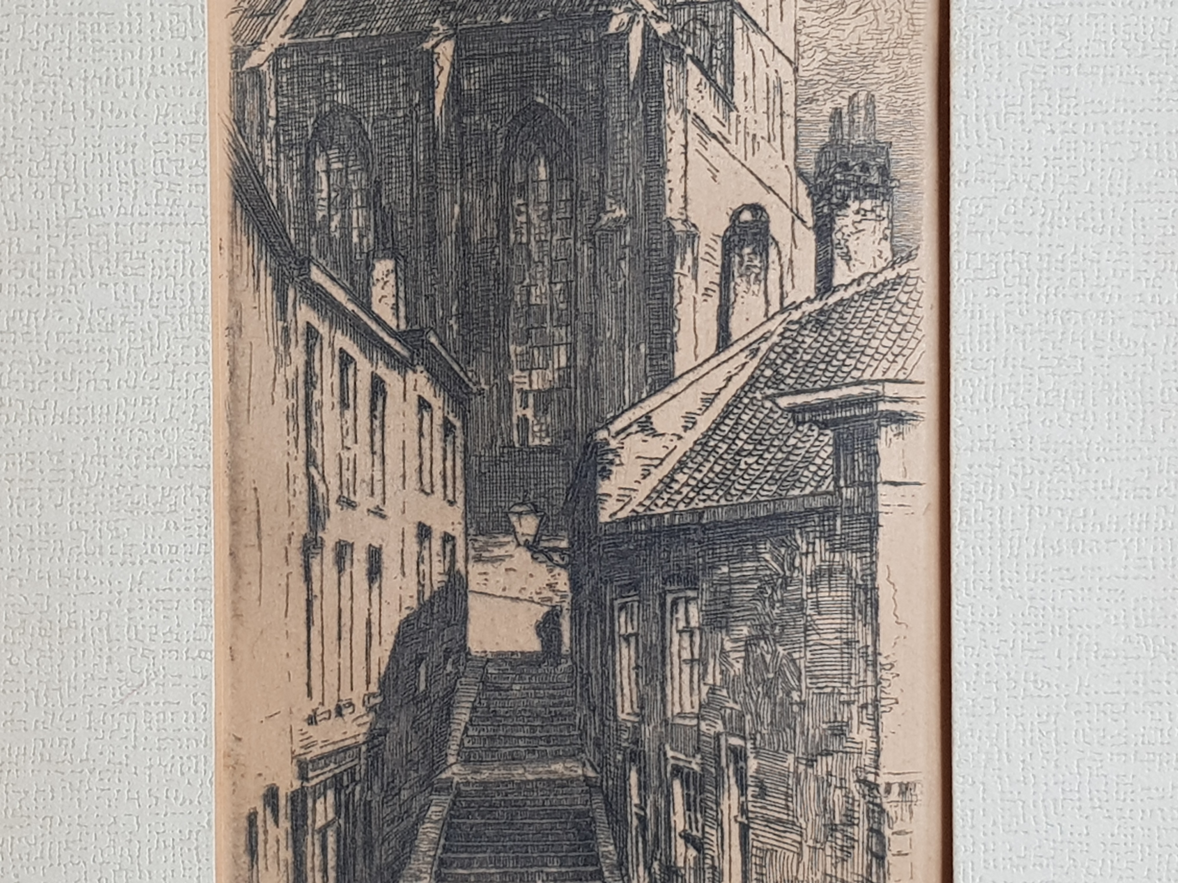 Eugene Lucker - Nijmegen, St. Stevenskerk - Gesigneerd kopen? Bied vanaf 35!