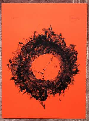 Otto Piene - Red Morning verkocht voor € 800!