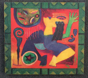 Clemens Briels - Zeefdruk op hout + gesigneerd boek - 2005 kopen? Bied vanaf 125!