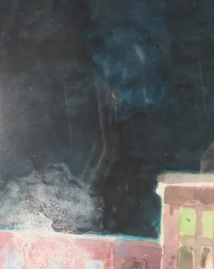 Henri de Haas - Aquarel, Het afscheid - Ingelijst (Zeer groot) kopen? Bied vanaf 1!