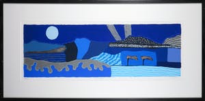 Ronald Boonacker - Zeefdruk, Aruba - Ingelijst (Groot) kopen? Bied vanaf 80!