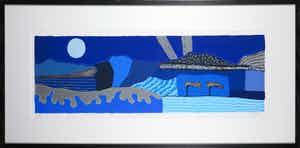 Ronald Boonacker - Zeefdruk, Aruba - Ingelijst (Groot) verkocht voor € 80!