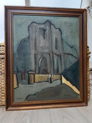 Henri Zoeteman - Scheve toren van Acquoy ( Betuwe - Gld ) kopen? Bied vanaf 150!