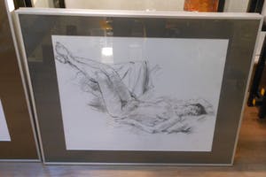 Joop Liesker - liggend naakt kopen? Bied vanaf 50!