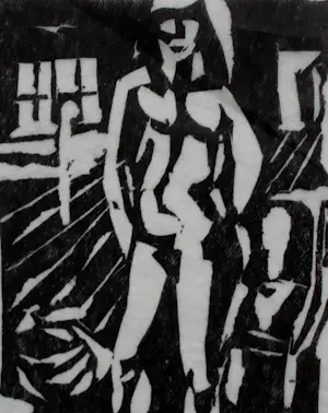 Henk Huig - Houtsnede kopen? Bied vanaf 39!