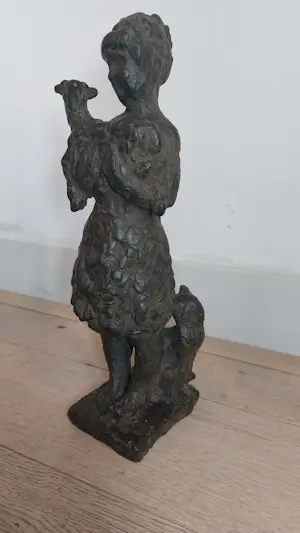 Pieter d' Hont - Kind met lam en kat kopen? Bied vanaf 1500!