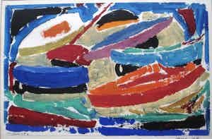 Wim Motz - Schilderij Strand St. Briac verkocht voor € 95!