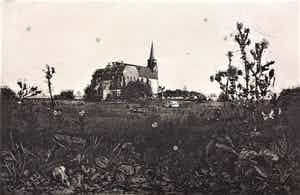 Simon Koene - Kerk in het late zonlicht (voorjaar) verkocht voor € 65!