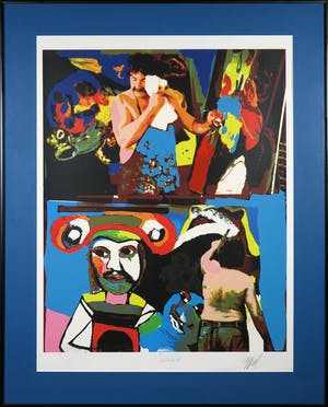 Buy Karel Appel - Thursday uit de serie Seven Summer Days - Ingelijst (Groot)? Bid from 1!