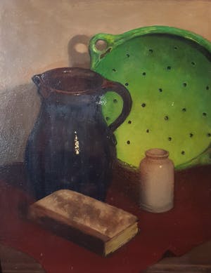 Niet of onleesbaar gesigneerd - Stilleven met melkkan kopen? Bied vanaf 1!