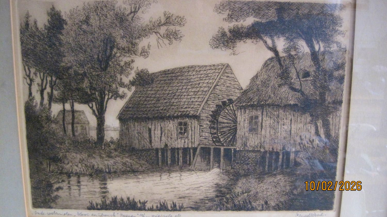 Cor van der Woerd - Collse Watermolen te Nuenen. kopen? Bied vanaf 45!