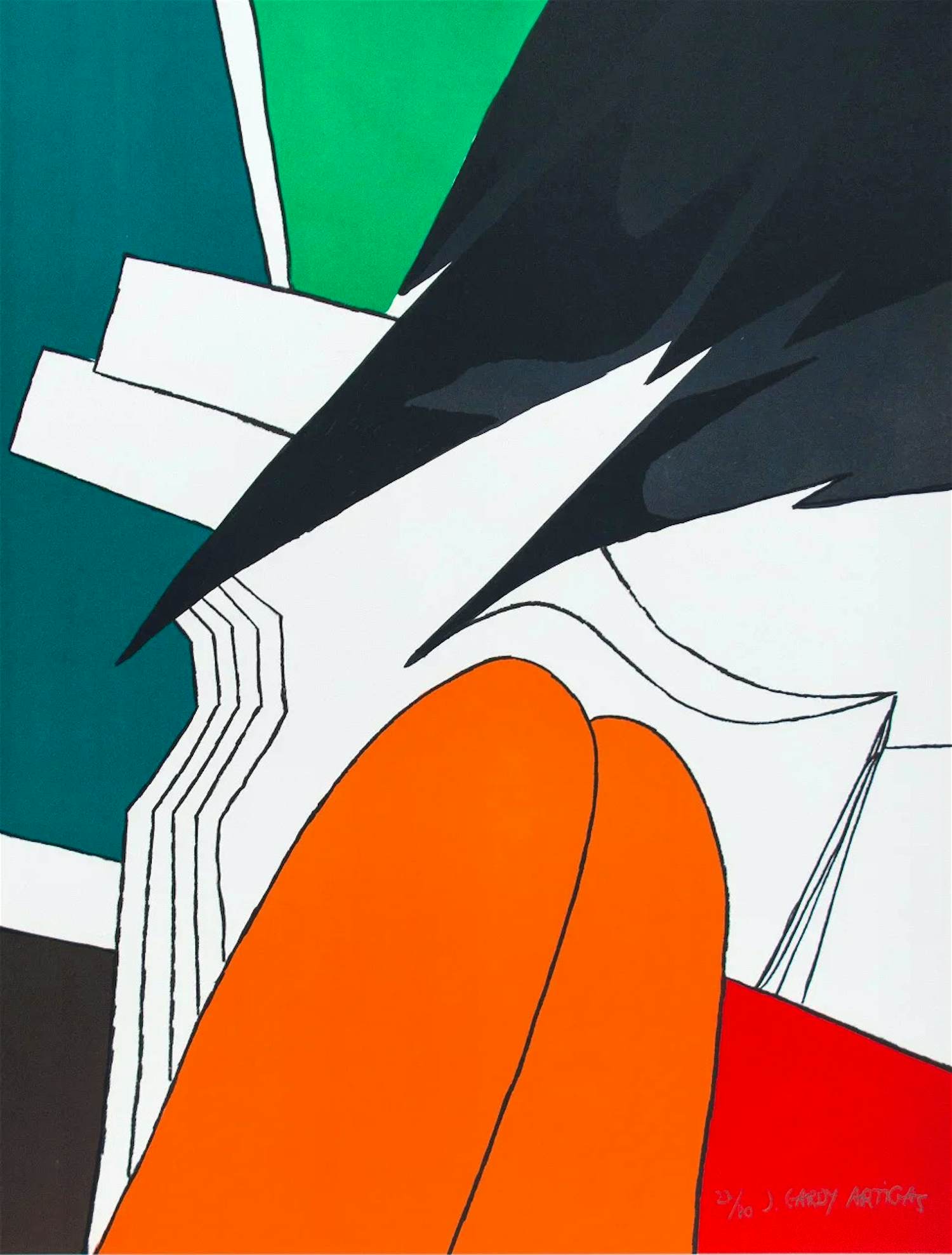 Joan Gardy Artigas - Kleurenlitho TURPIDE uit 1984 Handgesigneerd kopen? Bied vanaf 85!