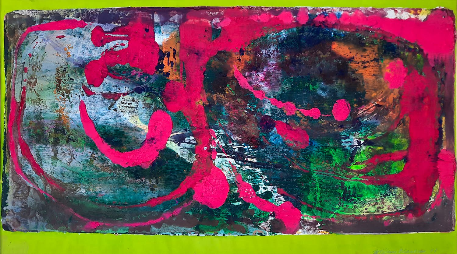 Willem Claassen - 1968 acryl op papier - Beeld Machinaties - vroeg werk - 25647 kopen? Bied vanaf 95!
