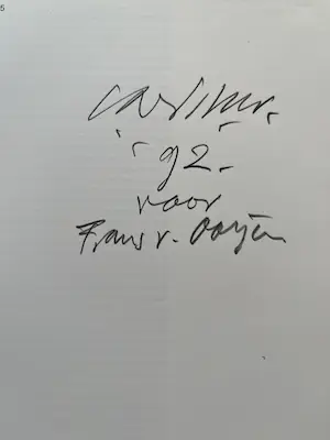 Carel Visser - 5 GESIGNEERDE BOEKJES EN BROCHURES kopen? Bied vanaf 150!