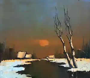 Leo Jordaens - Winterlandschap vendu pour 67€ !