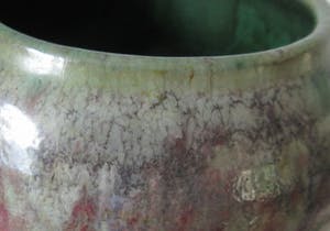 Aardewerkfabriek De Rijn N.V. - Art nouveau met prachtig stroomglazuur kopen? Bied vanaf 28!