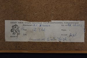 Karel C. Korfker - Titel onbekend, 1975 - Inkt op papier - BKR Aardenburg kopen? Bied vanaf 20!