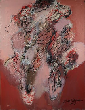 Bert Braam - Acryl op doek, Plantaardig VIII kopen? Bied vanaf 50!