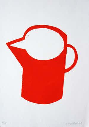 Klaas Gubbels - Sjabloondruk: Oranje kan - 2005 verkocht voor € 299!