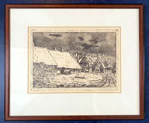 Tijmen Moll - afbeelding van boerderij in dorp Huizen verkocht voor € 50!