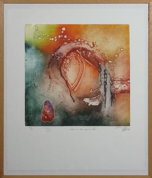 Ad Arma - Ets, Tijd is een gedachte - Ingelijst kopen? Bied vanaf 50!