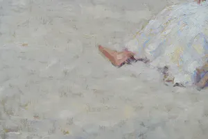 Chris van Dijk - A wonderful summerday on the beach kopen? Bied vanaf 480!