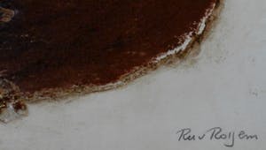 Ru van Rossem - Ru van Rossem - reliefdruk: nieuwjaarswens kopen? Bied vanaf 20!