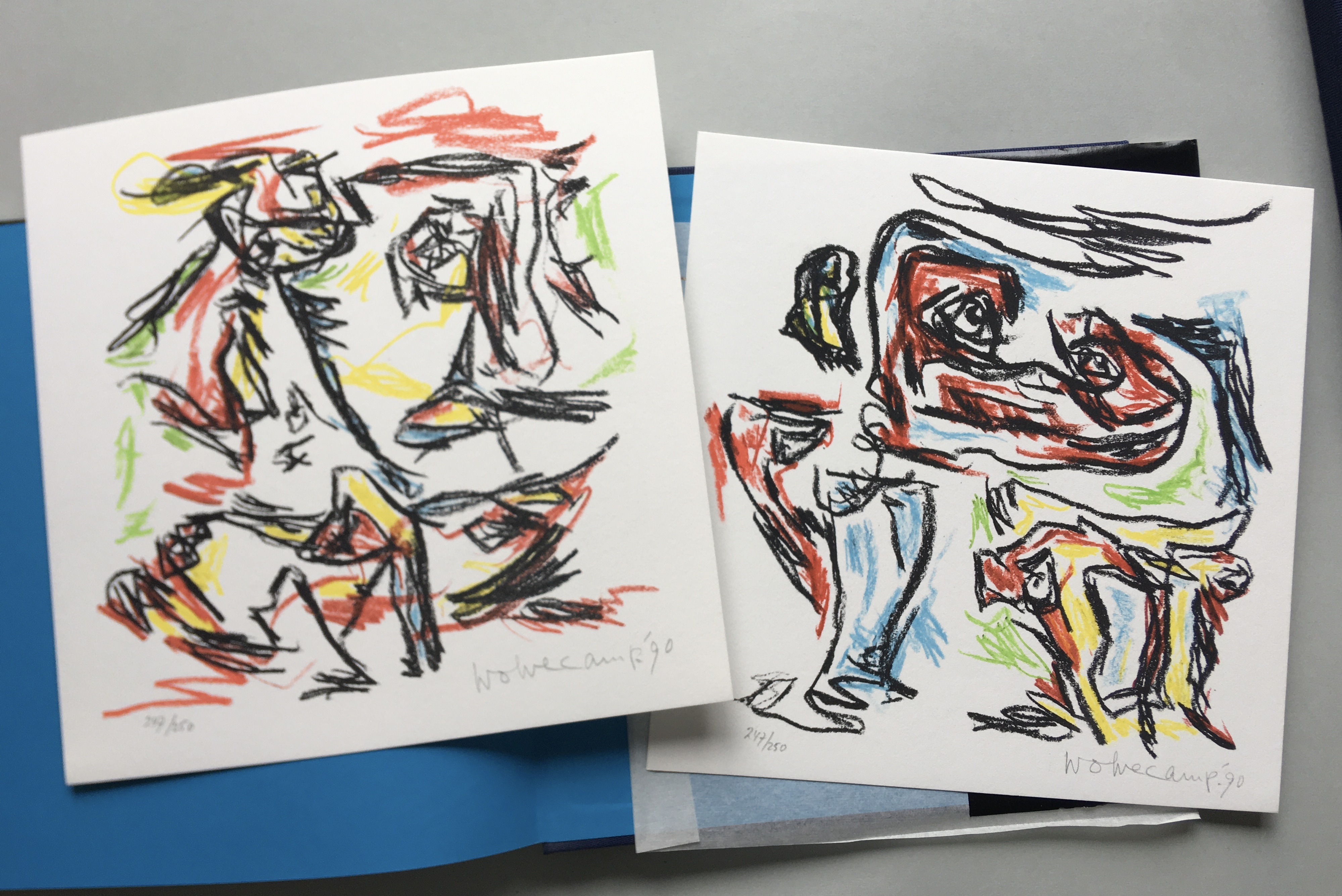 Buy Theo Wolvecamp - luxe uitgave van het boek ‘Wolvecamp’ incl. twee litho’s - gesigneerd.? Bid from 385!
