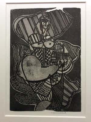 Theo Beerendonk - lady abstract verkocht voor € 30!