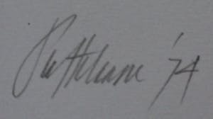 Piet Klaasse - Litho: Arabische hengst - 1974 kopen? Bied vanaf 55!