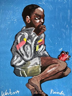 Peter Klashorst - Nairobi kopen? Bied vanaf 30!