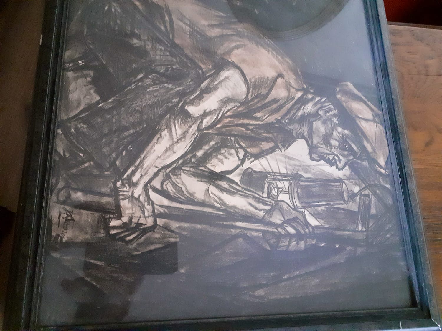 Jan Toorop - De Mijnwerker verkocht voor € 100!