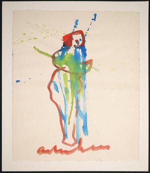 Anton Heyboer - Aquarel, Zonder titel kopen? Bied vanaf 150!