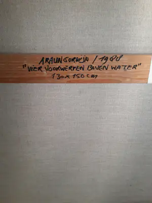 Buy Araun Gordijn - 4 voorwerpen boven water? Bid from 450!