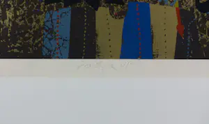 Joze Ciuha - Zeefdruk op papier, Ur 16 praolica v1 e.d. - Ingelijst kopen? Bied vanaf 60!