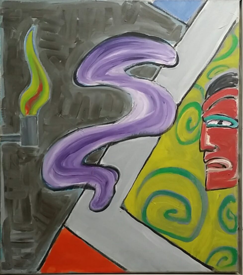 Alphons Freijmuth - Origineel olie op doek verkocht voor € 1000!