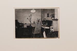 Marcel van Eeden - Vrouw in een interieur - originele potloodtekening kopen? Bied vanaf 675!