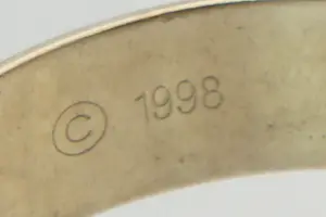 103 - Mooie 18 karaat wit gouden Cartier Amouret Trinity ring kopen? Bied vanaf 1150!