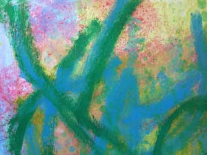 Marie-Christine Meersschaert - 2 grote kleurrijke composities kopen? Bied vanaf 39!