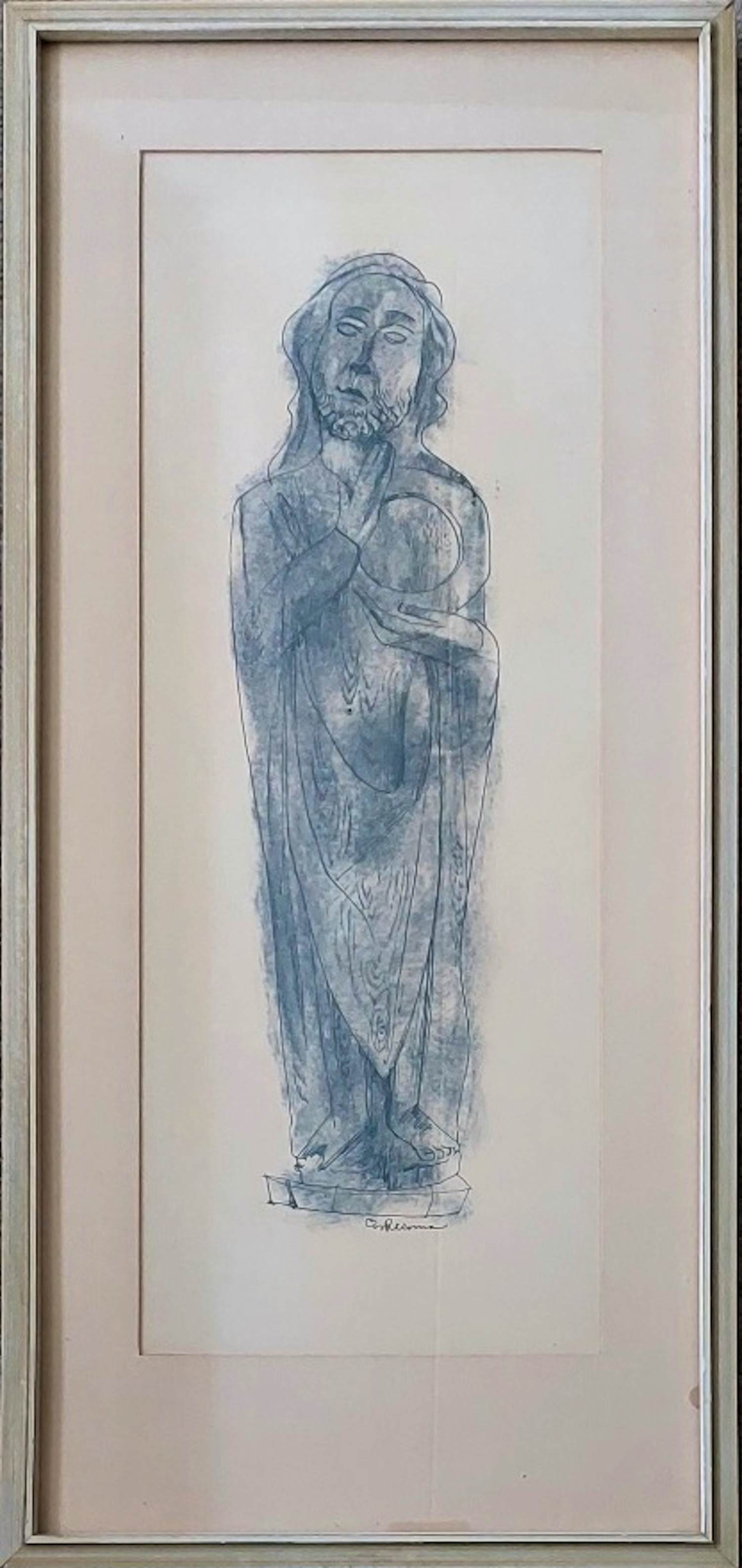 Cor Reisma - Staande man verkocht voor € 50!