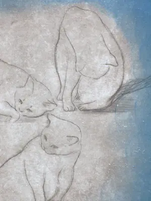 Christel Selmouni - Katten - Kleurets kopen? Bied vanaf 75!