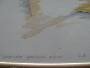 Buy Loes Huis in 't Veld - Destructie gescheurd papier? Bid from 25!