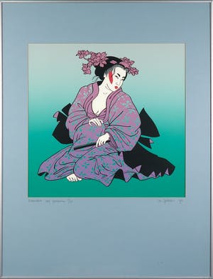 Elisabeth Jonkers - Zeefdruk, Remember my promise - Ingelijst kopen? Bied vanaf 35!