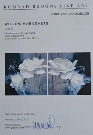 Willem Haenraets - Witte rozen I kaufen? Bieten Sie von 159!